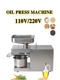 Pressers 1500W 110V/220V Automatic Cold Press Oil Machine, Oil Cold Press Machine, Sunflower Seeds Oil Extractor, Oil press Extract