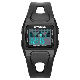 Wristwatches SYNOKE Sport Digital Watch Mens Display Chrono Waterproof Military Men Clock