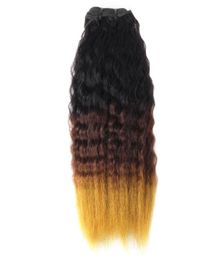 10A Ombre Peruvian Yaki Straight Hair Virgin Human Hair Extensions 1B427 Ombre 3 Pcs Indian Yaki Straight Hair Malaysian Bundles6798911