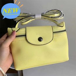 حقائب مصممي Crossbody BUN 2024 Falong Dumpling Luxury Presh Fashion Cowhide Mahjong Bag Zipper Small Womens Square Single Counter Designer Small QPA8