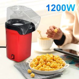 Makers 1200W Popcorn Machine Oil Free Hot Air Popcorn Popper Electric Hot Air Popcorn Maker for Home Family Party Kids