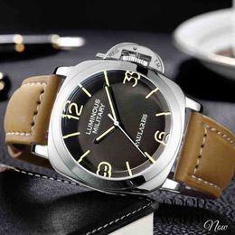 Luxury Wristwatch Waterproof Watches Designer Watch Men's Automatic Mechanical Leather Strap Waterproof Luminous Dial Watch for Men WENG