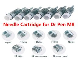 Dr Pen M8 Replacement Micro needle Cartridge 1116243642nano Pin for Electric Dermapen MTS Anti Scar Skin Rejuvenation4529001