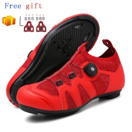 Footwear MTB Cycling Shoes Men Breathable Road Bike Shoes Cleats Racing Speed Sneakers Women Mountain Bicycle Footwear for Shimano SPD SL