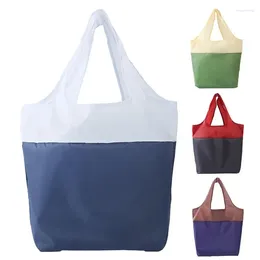 Storage Bags Reusable Travel Grocery Bag Foldable Shopping Heavy Duty Waterproof Tote Daily Utility For