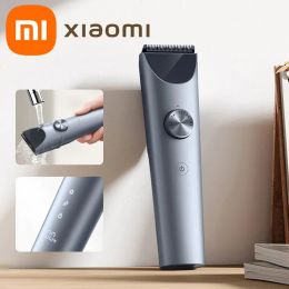 Clippers Original XIAOMI Mijia Hair Clipper 2 Men Sideburns Electric Shaver Wireless Hair Cutting Trimmer Barber Cutter