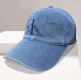 Fashion Denim Baseball Cap For Women Men Solid Colour Adjustable Outdoor Sun Visors Hat Punk Hip Hop Dad Trucker Ponytail Caps