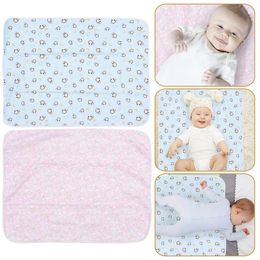 2 Pcs Washable Pee Pads Baby Changing Mat Reusable Aldult born Wetting Toddler Urinal Infant Bed Menstrual Diaper Waterproof 240419