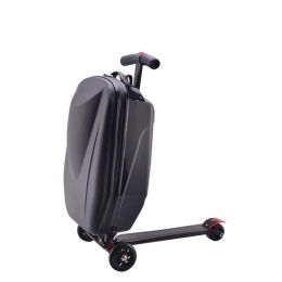 Luggage Carrylove 21" Inch Adults Scooter Luggage Carry On Rolling Suitcase Lazy Trolley Bag With Wheels