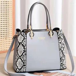 Shoulder Bags DL115 33 Snake Pattern Bucket Sequins Portable Diagonal Fashion Handbag