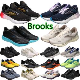 brooks glycerin Gts 20 Ghost 15 16 running shoes for men women designer sneakers hyperion tempo triple black white blue red outdoor sports trainers