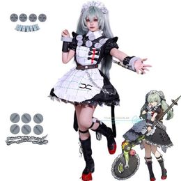 Аниме костюмы игра Zenless Zone Zero Corin Wickes Cosplay Come Lovely Maid Outfit zenless Zen Zero Complay Dress Farty для женщин Y240422