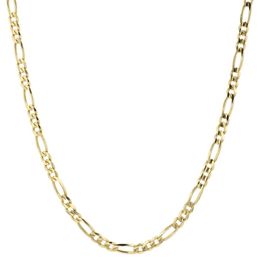 14K Yellow Gold Solid 2mm Thin Women's Figaro Chain Link Necklace 18 286N