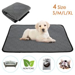 Furniture Dog Pee Pad Cooling Blanket Reusable Absorbent Tineer Diaper Washable Puppy Training Pad Pet Bed Urine Mat for Dog/Cat/Rabbit