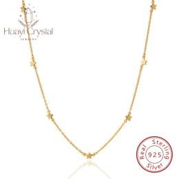 Necklaces s925 silver popular XINGX necklace bohemian style sequins Personalised clavicle chain fivepointed star necklace