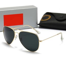 Designer Sunglasses Classic Fashion Double Beam Glass Metal Sunglasses Unisex Toad Mirror Outdoor Driving 3026 Sunglasses