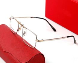 Folding glasses men Women Sunglasses Gold Rim Round Eyeglass Master Design Styles Metal Head High Quality Frame Suitable All Kinds9446553