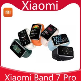 Armbänder Xiaomi Mi Band 7 Pro Smart Armband 7 Pro Miband 7 Pro Blood Oxygen Fitnesstrakern Bluetooth wasserdichte Smart Band