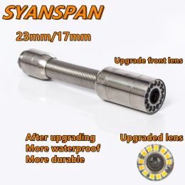 Cameras Accessories 17mm/23mm Camera Head for Pipe Inspection Camera SYANSPAN Drain Sewer Pipeline Industrial Endoscope IP68 Waterproof