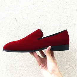 Casual Shoes SHOOEGLE High Quality Breathable Light Slip-On Men Comfortable Handmade Simple British Style Man