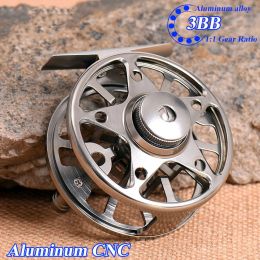 Accessories Aluminium Fly Fishing Reel 4000 5000 6000 Series Left/Right Hand Interchangeable CNC Machine Fly Fishing Wheel for Fisherman