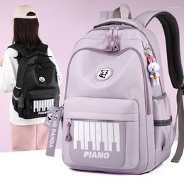 Backpack Contrasting Color Simple Shoulder Male And Female Students Large Capacity School Bag Fashion Travel