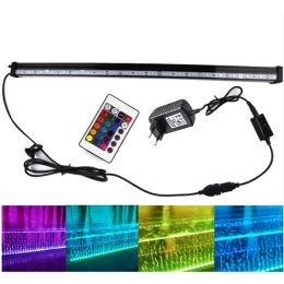 Aquariums Multicolor Remote Control LED Fish Tank Light, Waterproof Bubble, Aerating Lighting, Aquarium Diving Light, Aquarium Accessories