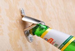 Fashion Stainless Steel Wall Mount Bar Beer Soda Glass Cap Bottle Opener Kitchen Tool KD14413093