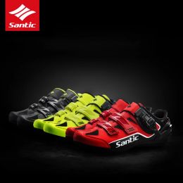 Footwear Santic MTB Road Bike Cycling Shoes Sneaker Breathable NonSlip Men Women Bicycle Shoes Professional NoLock Outdoor Sport Shoes