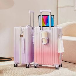 Luggage New Gradien travel suitcase universal wheel password trolley luggage men&women 20/22/24/26 inch large capacity rolling luggage