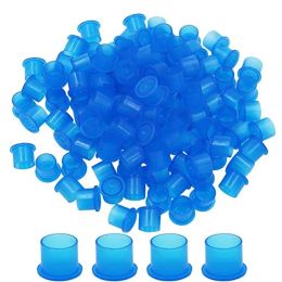 Inks Tattoo Ink Cups Brand Sterile Selfstanding Blue Colour Disposables Ink Caps Three Size Tattoo Accessories for Tattoo Supplies