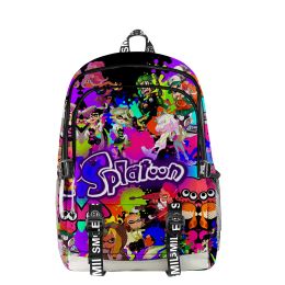 Bags New Hot Splatoon 3 Zipper Pack Oxford cloth Traval Bag Fashion Bookbag 2022 Game Daypack Harajuku School Bag Cosplay Backpack