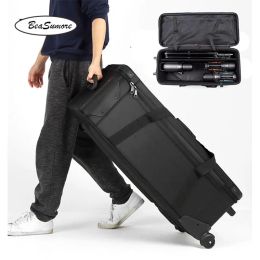 Sets BeaSumore Photographic lamps storage Rolling Luggage High capacity Trolley Professional photography Suitcase Wheels