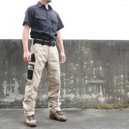 Men's Pants Military Tactical Multi-pocket Wear-Resistant Overalls Men Secret Service Outdoor Climbing Jogging Sports