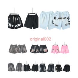 Hellstar Shorts pants desingner Mens plus fleec short Hellstar men designer casual shorts beach basketball running fitness high street ins Retro Water Washing vb