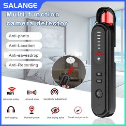 Detector Salange Hidden Camera Detectors Mini AntiSpy Camera Detector Tracker Smart Home RF Signal Scanner Device For Hotel Apartment