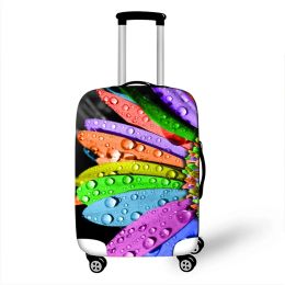 Accessories Stretch Cloth Luggage Luggage Cover Trendy 5D Floral Travel Suitcase Antidust Cover Suitcase for 1832 Inch Luggage Protective