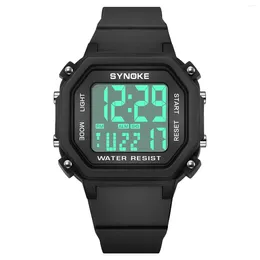 Wristwatches Water Resistant Men's Digital Sport Watch Man Square Multifunctional For Outdoor Sports