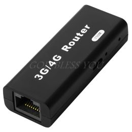 Routers HOT Mini Portable 3G/4G WirelessN USB WiFi Hotspot Router AP 150Mbps Wlan Lan RJ45 Drop Shipping