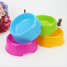 Supplies Safety Cute MultiPurpose Candy Color Plastic Dog Bowls Feeding Water Food Puppy Feeder Cat Dog Bowls Pet Feeding Supplies