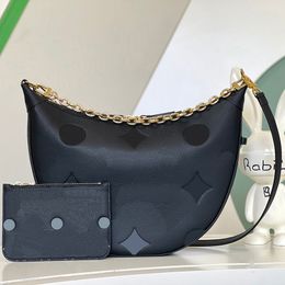 5A Fashion shoulder Chain Bag Designer Bag Moon Underarm Bag Women's Luxury Handbag Genuine Leather Crossbody Bag Large Capacity tote Bag Men's and women's wallets