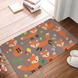 Carpets Non-slip Rug Doormat Bath Mat Cute Leaves And Flower Floor Carpet Bedroom Decor