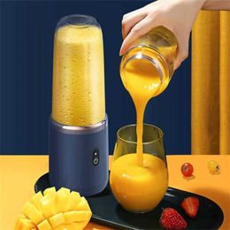 Juicers 2024 New USB 400ml Multifunctional Fully Automatic Juicer Cup Rechargeable Juice Blender Portable Mini Household Juicer