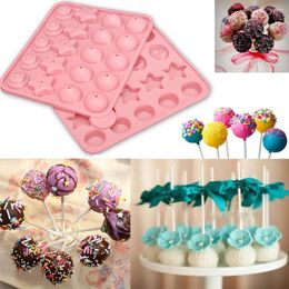 Baking Moulds Silicone Cake Chocolate Lollipop Mould Mold Tray Birthday Decorating