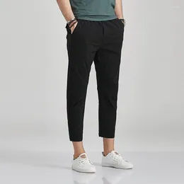Men's Pants Spring And Autumn Loose Straight Leg Trend Versatile Cropped