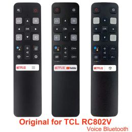 Control New Original Voice Remote Control RC802V FNR1 FUR6 FMR1 For TCL Android Smart TV Universal