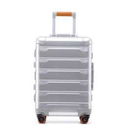 Luggage TRAVEL TALE 20"24" Inch Luxury New Aluminium Travel Suitcase Cabin Travel Trolley Luggage Bag With Wheels