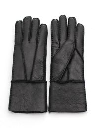 Whole Brand Mens Fashion Fur Leather Gloves Winter Warm Wool Gloves Windproof Multi Colors Choices2305374