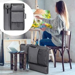 Bags Large Art Portfolio/Display Screen Carrying Backpack Travelling Outdoor Drawing Portfolio Case Large Capacity Artist Carrying Bag