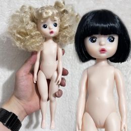 Dolls New 22cm Doll Cute Face Lovely Girl Nude Dolls Girls Toy